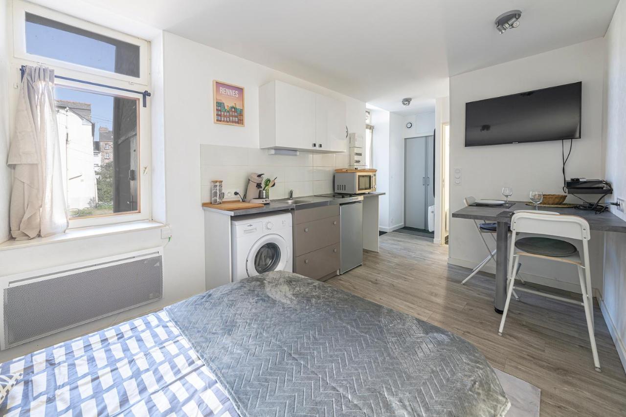 Le Thabor - Studio Confortable Rennes Buitenkant foto